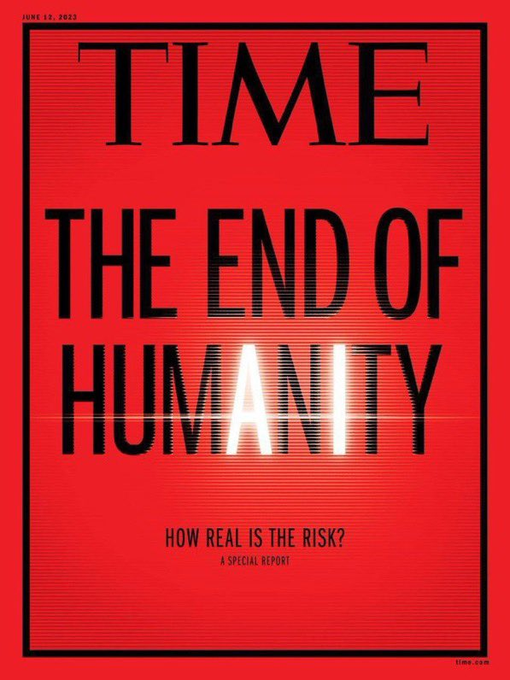 Vision4theBlind's tweet photo. June 2023 cover of TIME Magazine 

Don't say you weren't warned https://t.co/WWWQcFiDzN