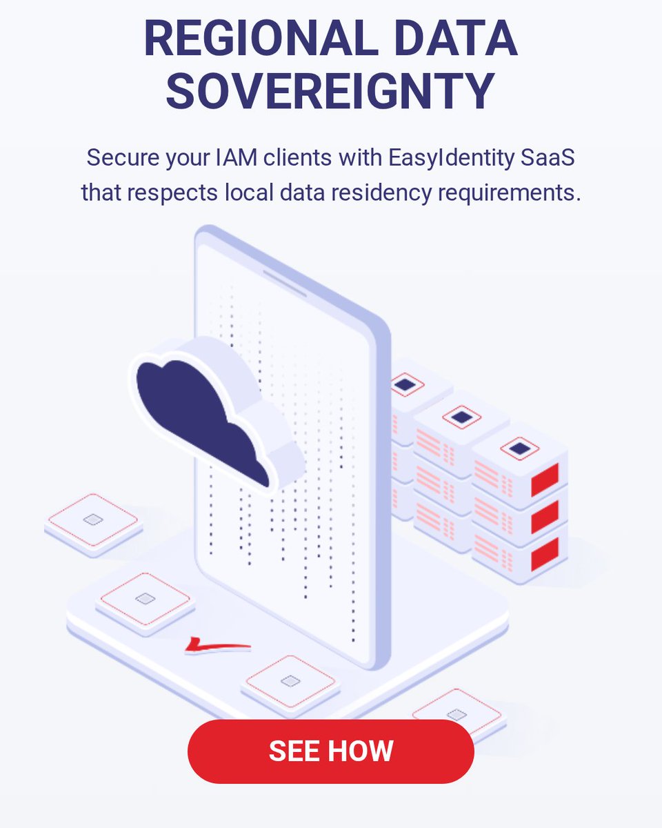 TheEasyIdentity's tweet photo. Data residency requirements shouldn’t slow down IAM modernization. @TheEasyIdentity supports regional data sovereignty, helping you secure users while respecting local data residency needs—without turning #IAM into a custom project. #CIO #IAM #Cybersec #ITresellers #MSP #HigherEd https://t.co/0pe2qGAfW0