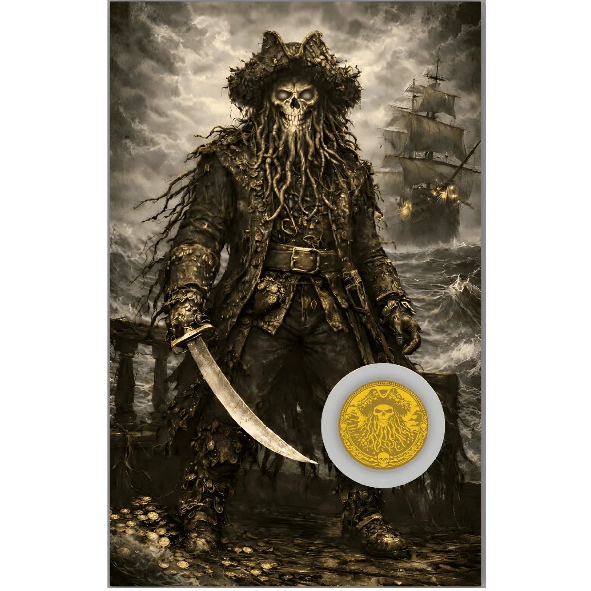 GR_Reserve's tweet photo. โ Tiny gold treasure! The 2026 Davy Jones Locker 1/1000 oz .999 Gold Round by 320 Coins is a unique pirate lore collectible. Pre-Order Now! ๐
https://t.co/Ls0T4Vn1Nj
#Gold #FractionalGold #GoldRound #CoinCollecting #PreciousMetals #PirateTreasure #GRReserve https://t.co/xbUNumJRl9