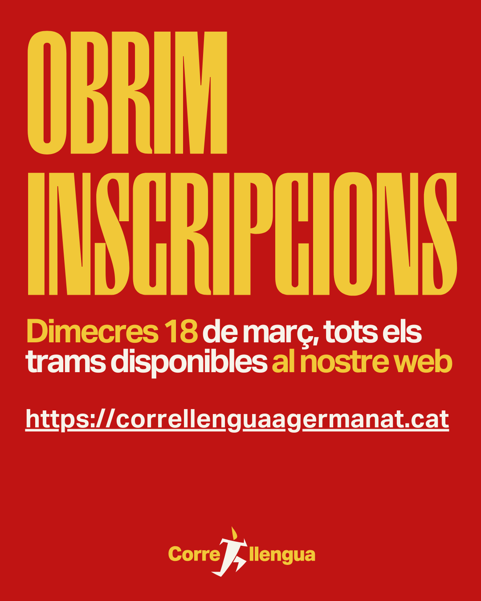 Correllengua Agermanat tweet media