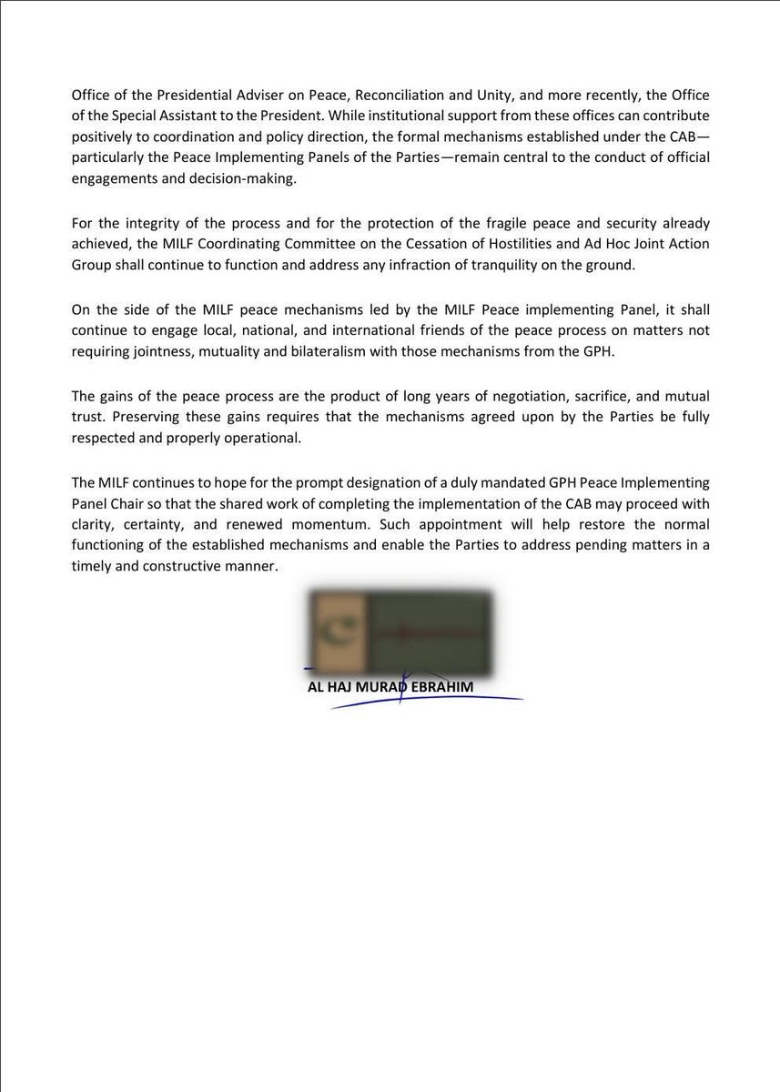 Al Haj Murad Ebrahim tweet media