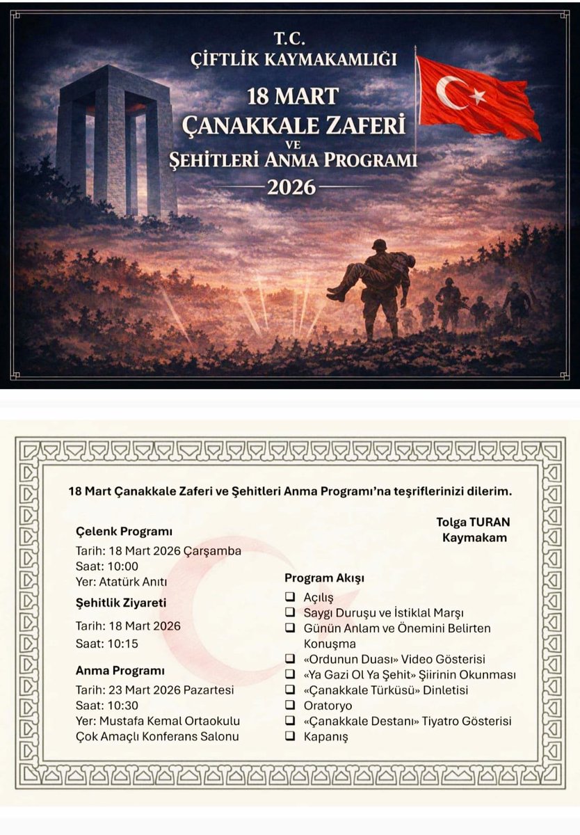 Çiftlik Kaymakamlığı (@ciftlikgovtr) on Twitter photo 