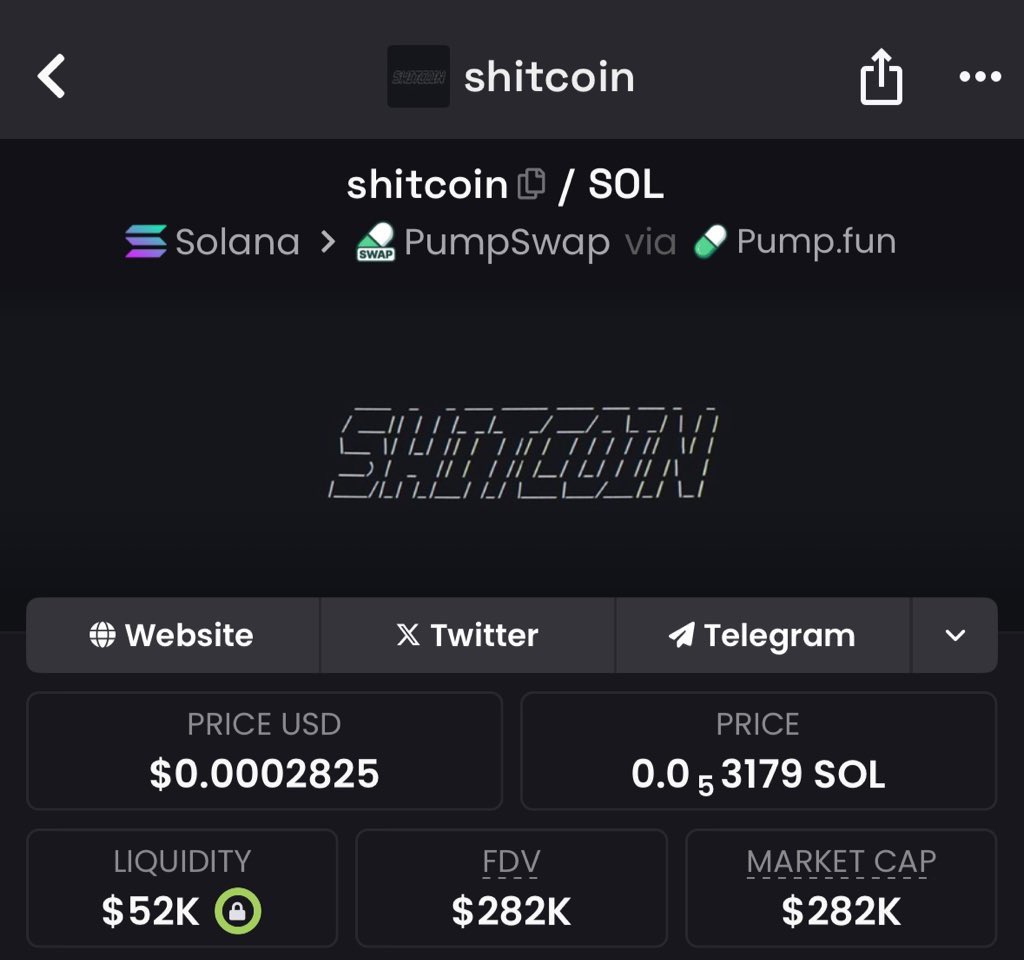 blswrld1's tweet photo. @Mistonchain 💩$shitcoin https://t.co/eIggjq1bZQ