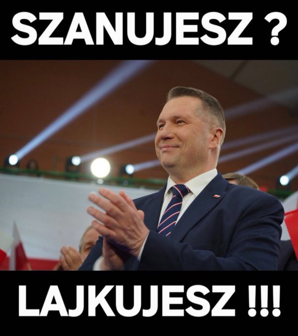 Uwaga‼️

Darzysz szacunkiem Przemysława Czarnka za obronę tradycyjnych wartości?

Jeśli tak, zostaw ❤️!