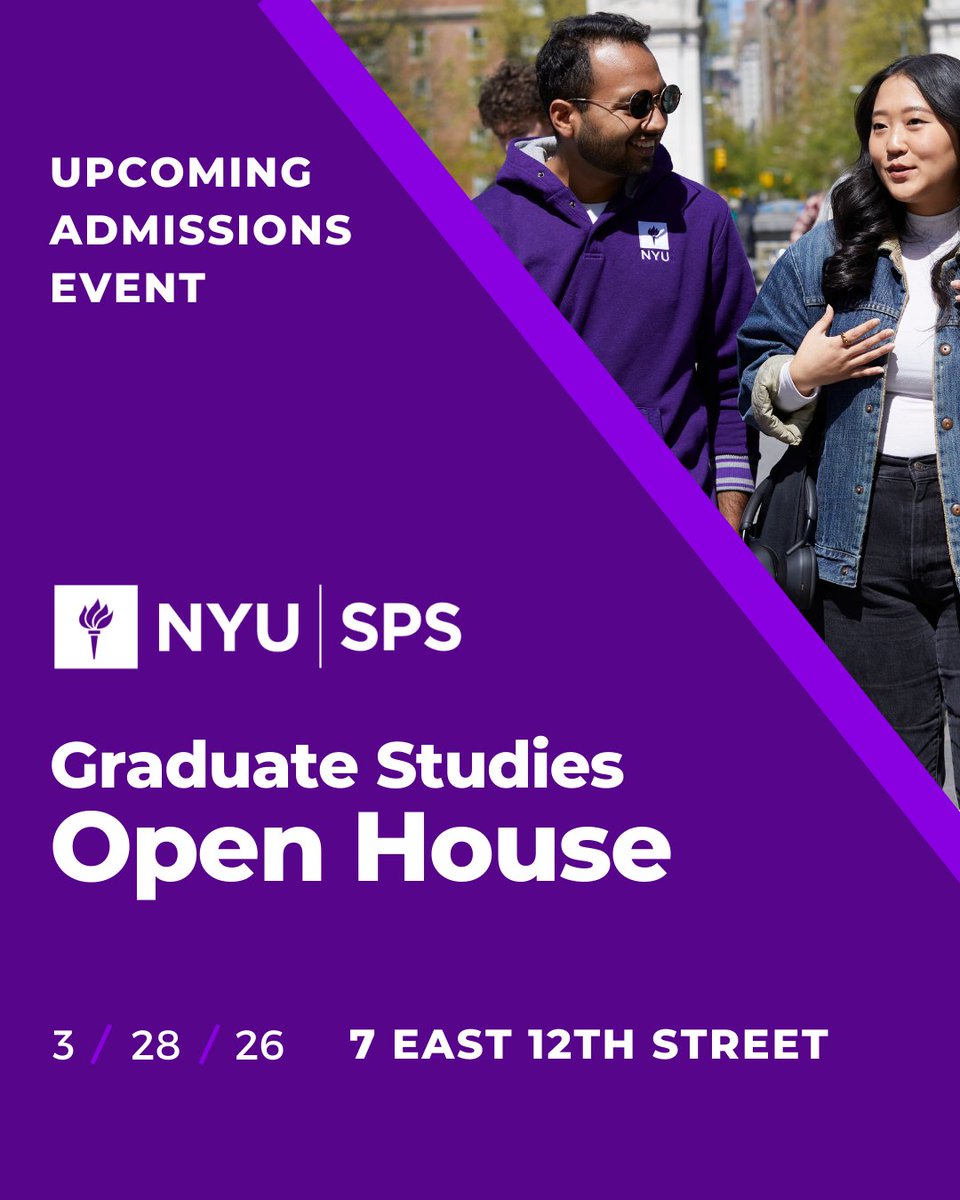 NYU School of Professional Studies tweet media