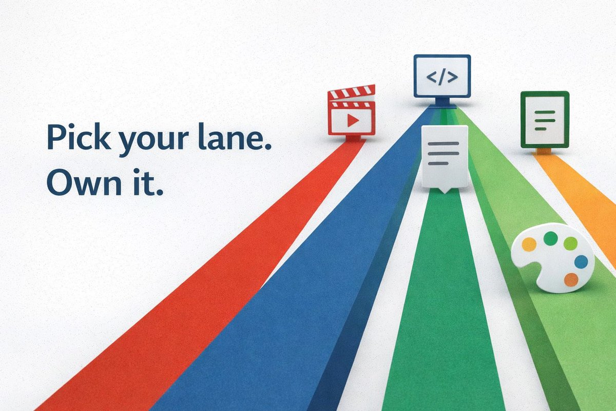 Everyone’s on Upwork.

Not everyone has a niche.

The freelancers winning right now aren’t the ones doing everything.

They’re the ones known for one thing — and really good at it.

Pick your lane. Own it.