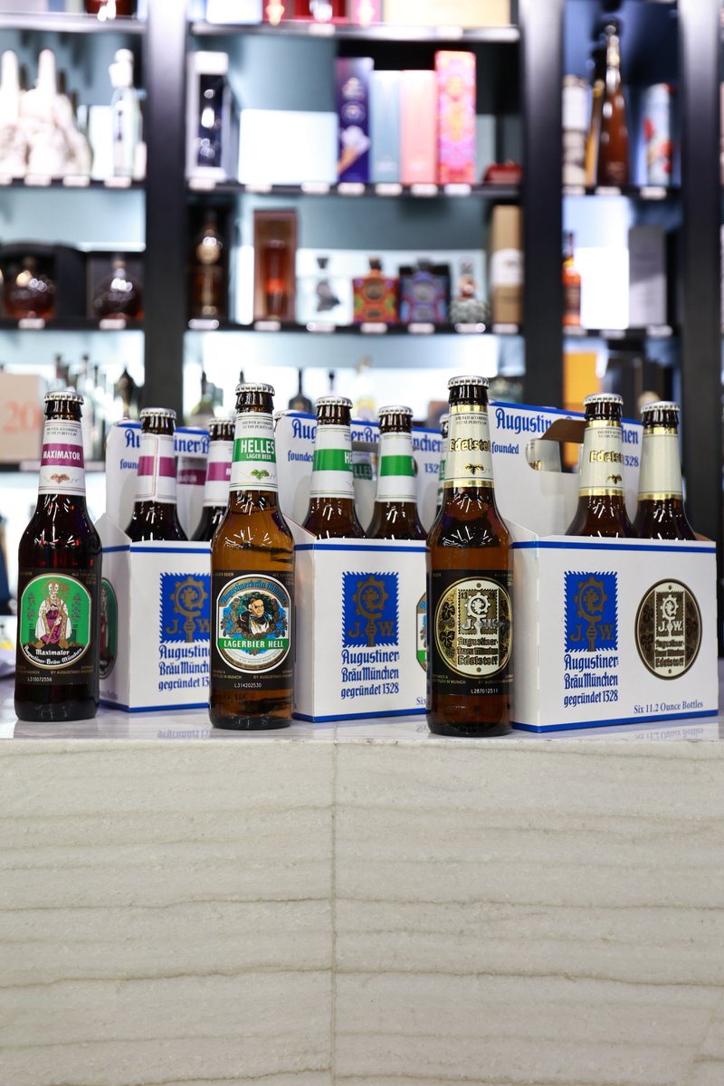 CORKEDBUENAPARK's tweet photo. Augustiner is back! Stocked up on 3 different brews

Maximator
Lagerbier Hell
Edelstoff

#Corked #CorkedBuenaPark #OC #OrangeCounty #CorkedOC
#BuenaPark https://t.co/6gd2Glnr1T