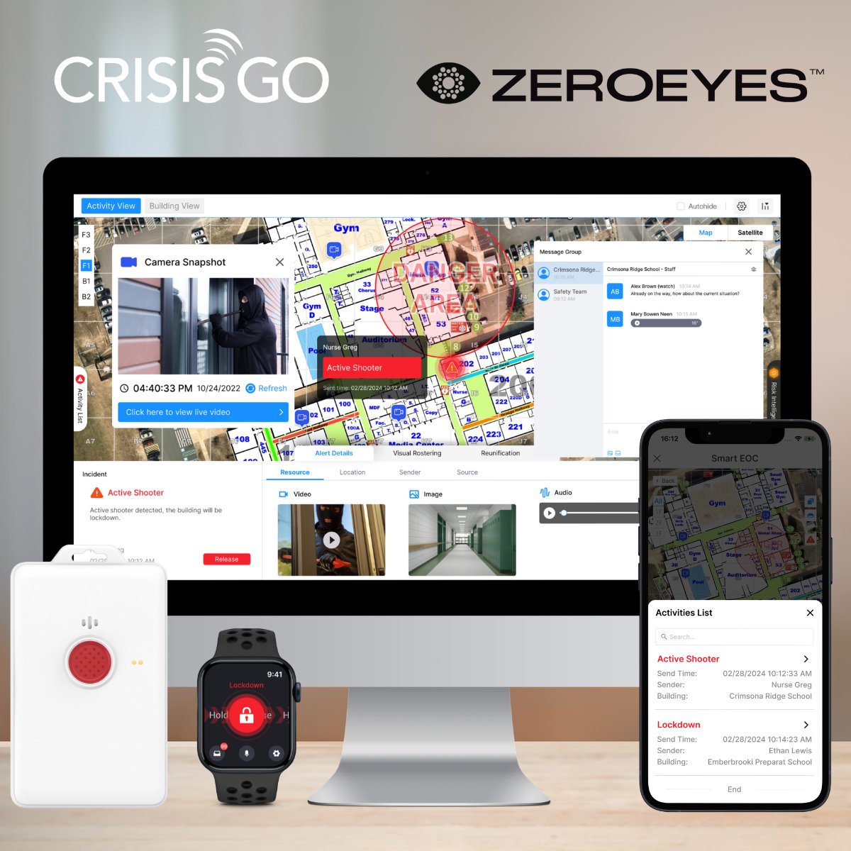 CrisisGo tweet media