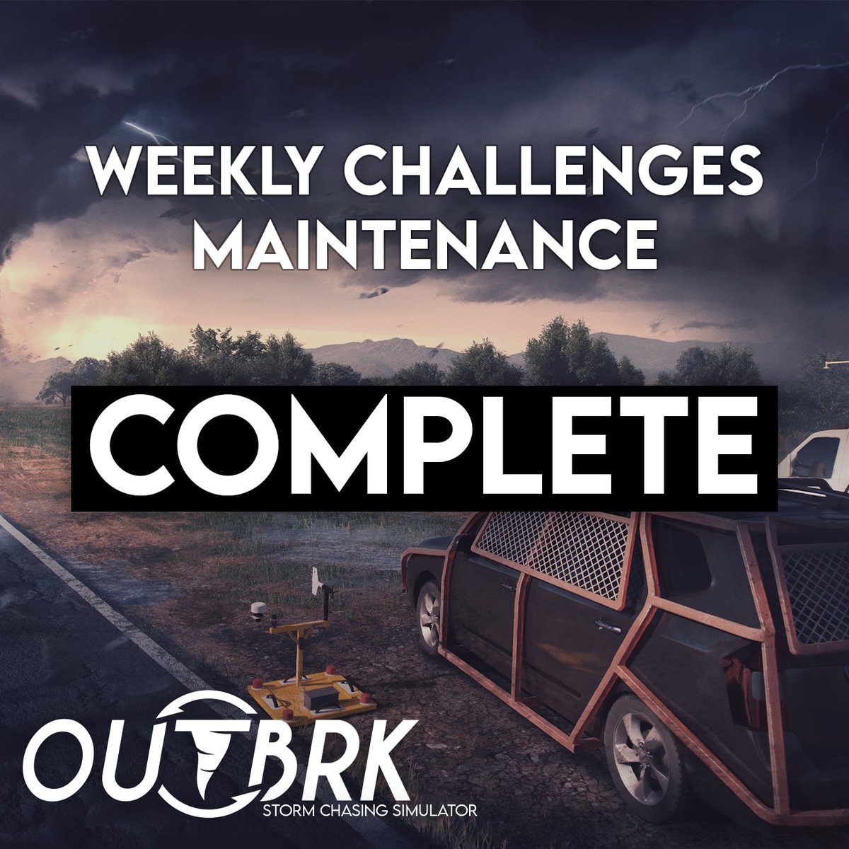 OUTBRK - Storm Chasing Simulator tweet media