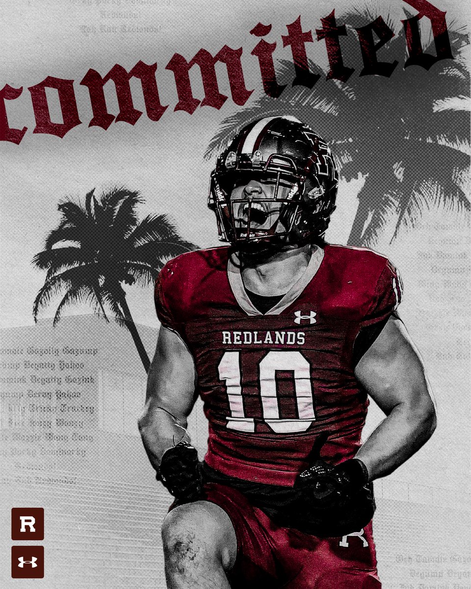Excited to announce my commitment to The University of Redlands! Ready to get to work!!⚫️🔴<a href="/UR_CoachMariani/">Joey Mariani</a> <a href="/UR_CoachGood/">Jim Good</a>