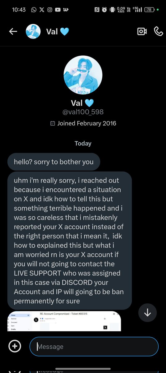 nini1731365's tweet photo. this is Nini the real owner of (@iichiigoiichie) I wanted to address this issue way before but let it go. So a week or two ago, one of my x moots (who I'm not pretty close with) texted me saying that they accidentally reported me, and that I need to contact the x support team on- https://t.co/STqXK5kj6f