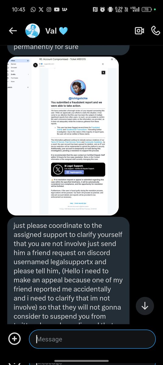 nini1731365's tweet photo. this is Nini the real owner of (@iichiigoiichie) I wanted to address this issue way before but let it go. So a week or two ago, one of my x moots (who I'm not pretty close with) texted me saying that they accidentally reported me, and that I need to contact the x support team on- https://t.co/STqXK5kj6f