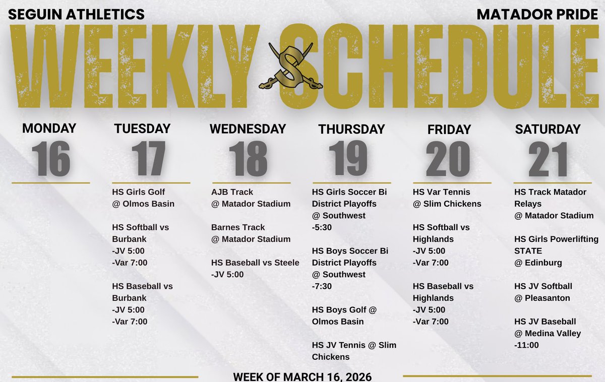 Seguin ISD Athletics tweet media