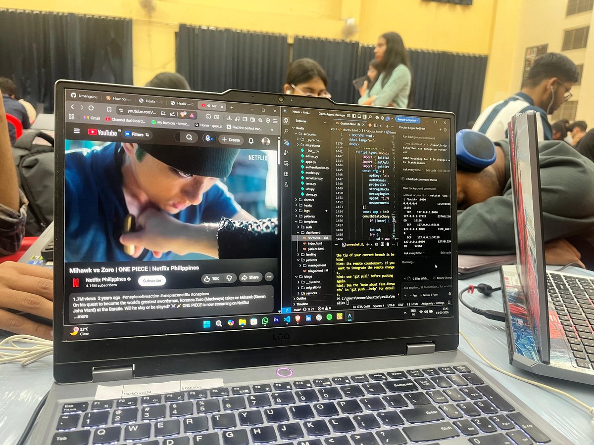Rexxonextraa's tweet photo. My team and I always aimed for a top-tier hackathon, and suddenly, I found myself at a Google Developer Hackathon in Jaipur! ๐คฉ We built an awesome website, didn't win, but the experience was truly incredible. So much learned! ๐ปโจ #Hackathon #GoogleDev @gdgjaipur https://t.co/H2zjvvekDL