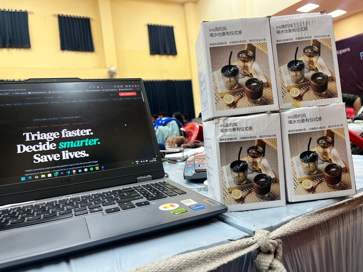 Rexxonextraa's tweet photo. My team and I always aimed for a top-tier hackathon, and suddenly, I found myself at a Google Developer Hackathon in Jaipur! ๐คฉ We built an awesome website, didn't win, but the experience was truly incredible. So much learned! ๐ปโจ #Hackathon #GoogleDev @gdgjaipur https://t.co/H2zjvvekDL