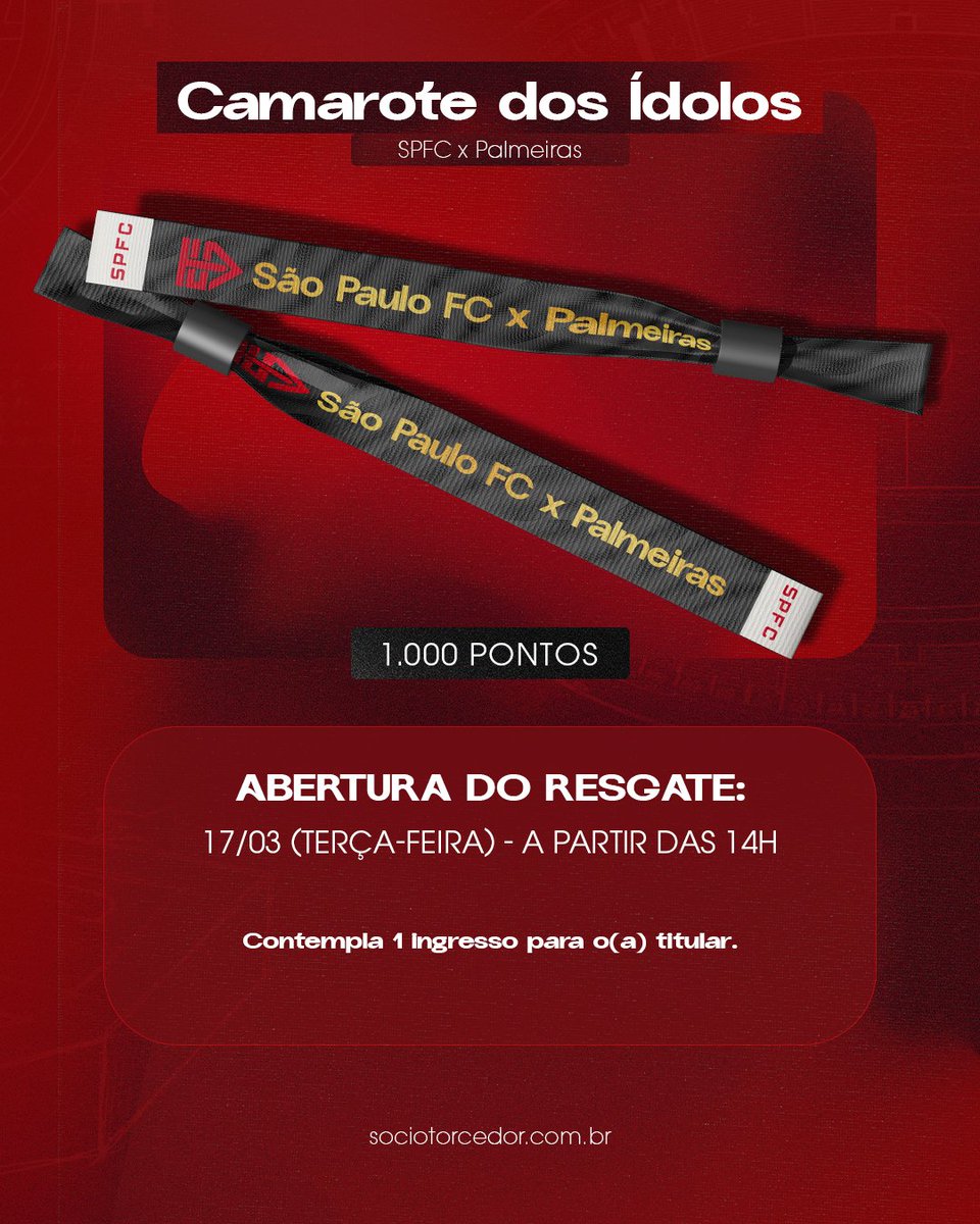 Sócio Torcedor | São Paulo FC tweet media