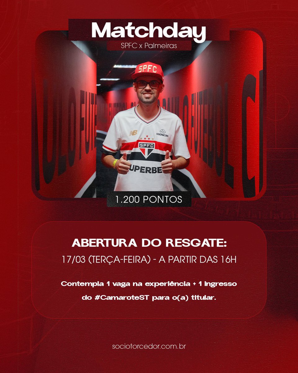 Sócio Torcedor | São Paulo FC tweet media