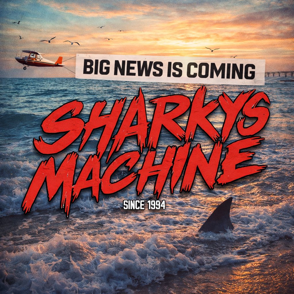 Sharkys Machine tweet media