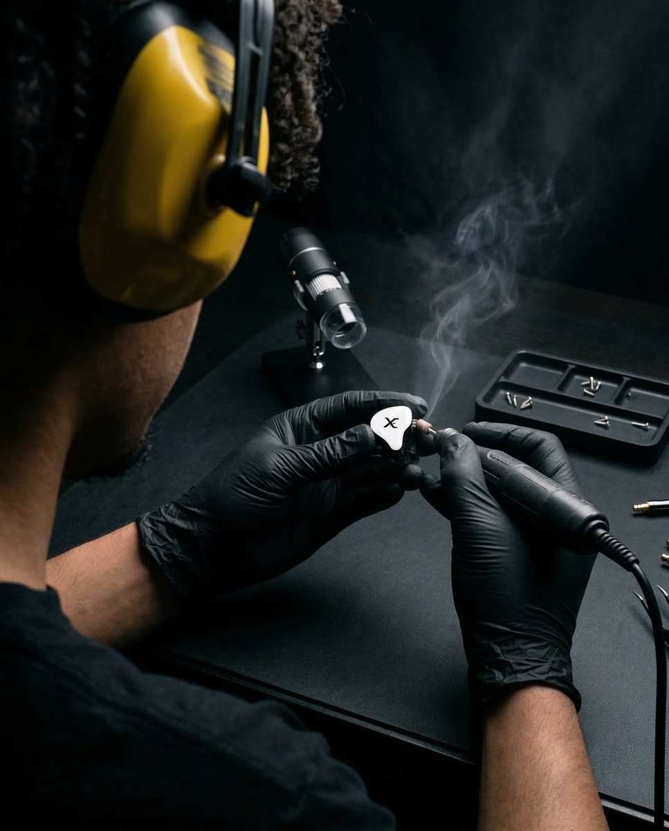 XtremeEars's tweet photo. O palco não perdoa: 

Itens feitos à mão e com personalização premium exigem cuidado de especialista. Traga seu in-ear para manutenção e garanta a segurança do seu show!

Já fez sua manutenção preventiva esse ano?👇🎧 #XtremeEars #InEarMonitors #AudioPro https://t.co/7mRa337Aw1