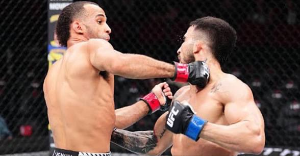 MarkBerrihehe's tweet photo. #UFCHouston: Strickland vs. Hernandez
February 21, 2026
🇺🇸 Toyota Center, Houston, TX
Jordan Leavitt (+295) def. 10-0 Yadier del Valle (-370)
Method: Unanimous Decision (29-28 x3) https://t.co/DDCeYS0ZKh