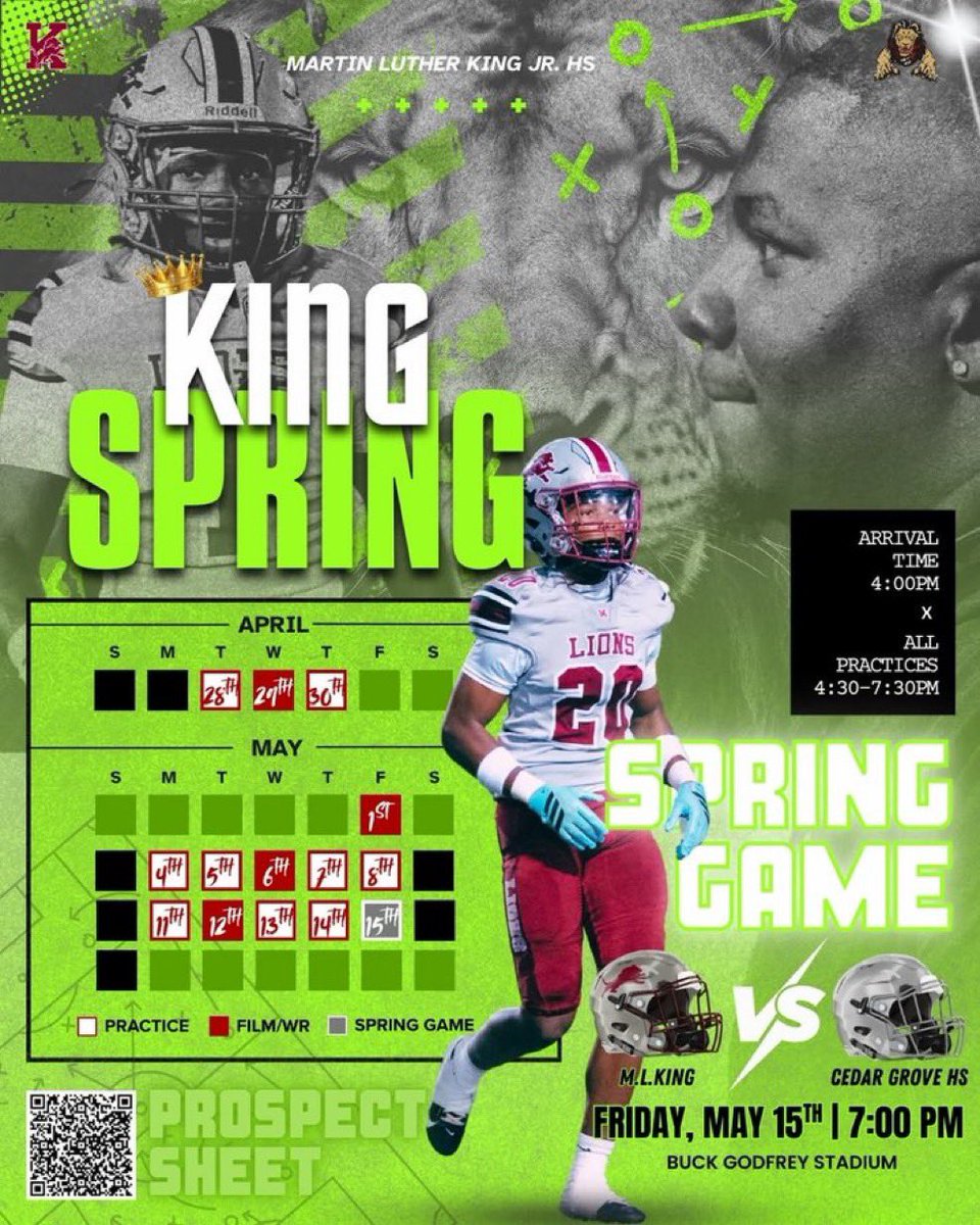 MLKing High School Football tweet media