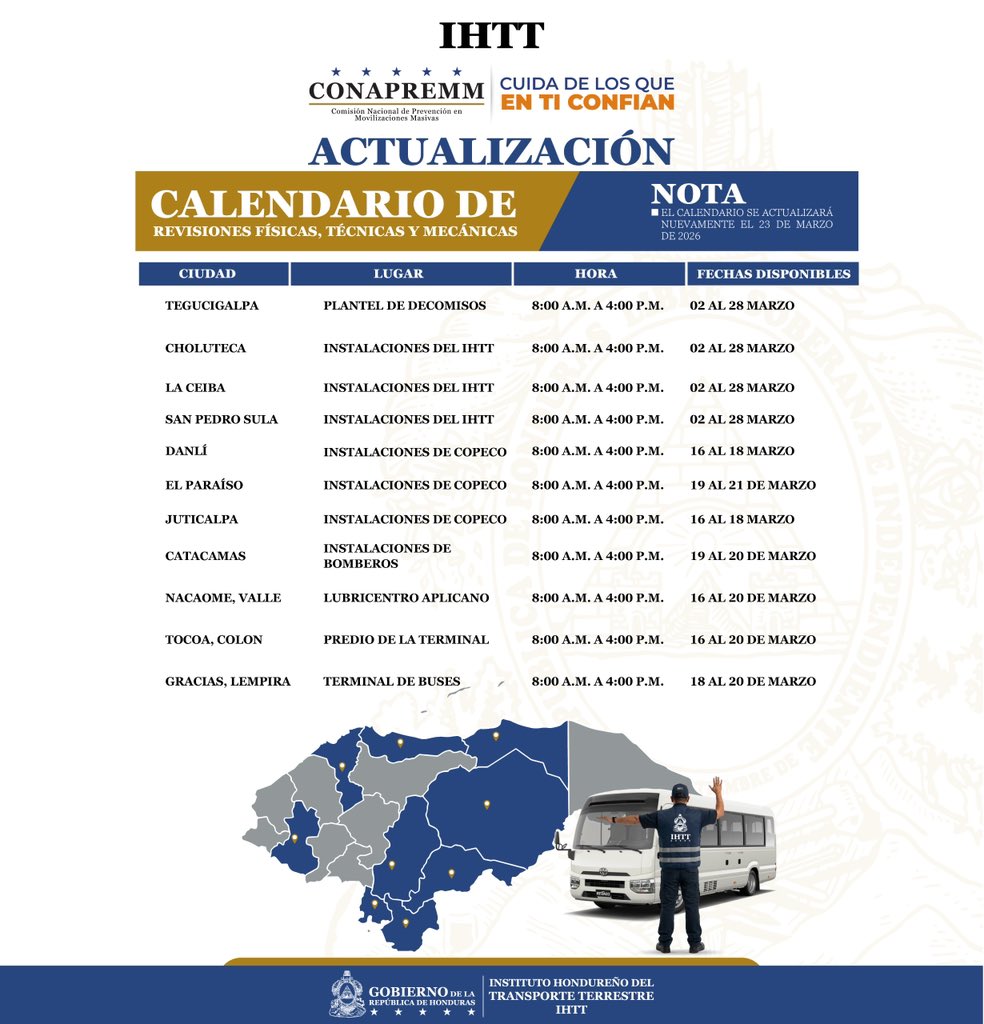 Transporte Honduras tweet media