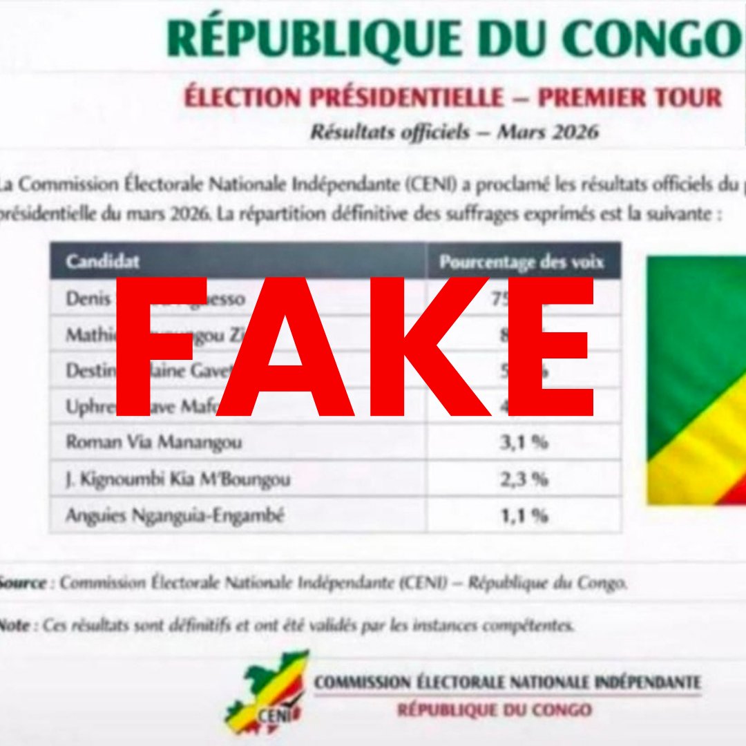 Fact- Check Congo tweet media
