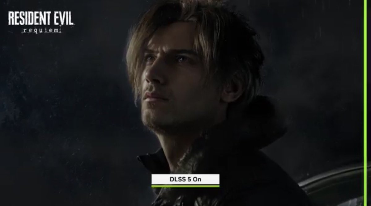jecepii's tweet photo. @NVIDIAGeForce Trash this shit now, I got a decade of knowing what Leon Kennedy looks like and idk who tf this is if the logo wasn’t in the top left https://t.co/mW0COh6kPS