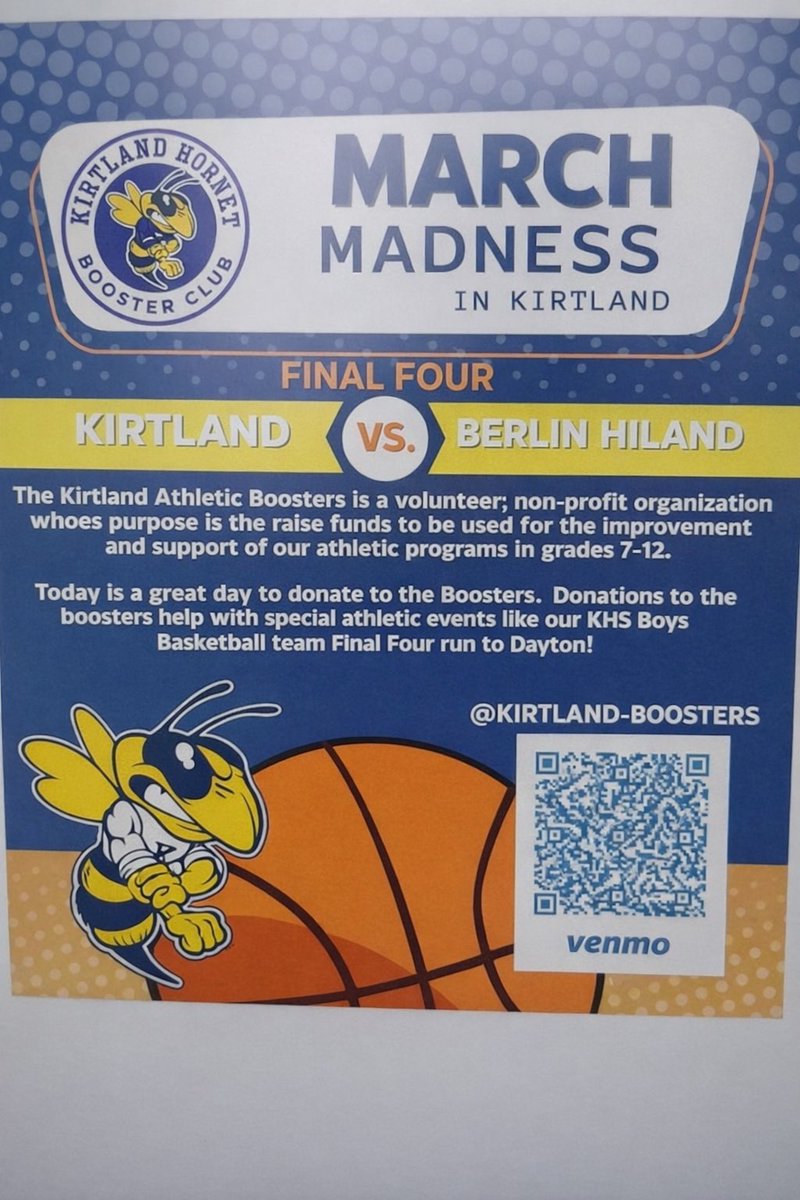 March Madness in Kirtland! 🏀

#HornetPride🐝