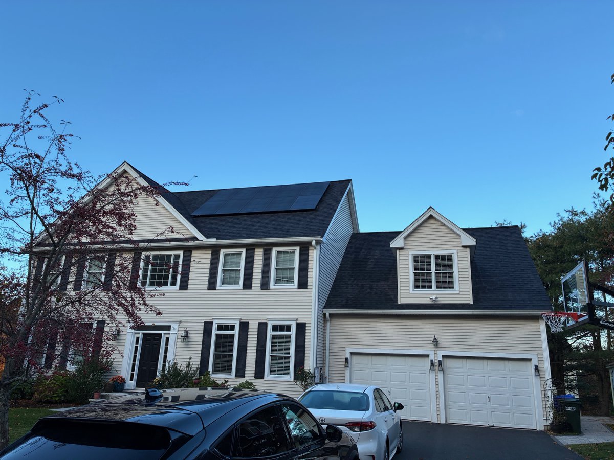 Solar leases with a 2.9% escalator are a trap—your payments could double over time. 📉

Ownership is the smarter move. We just finished this all-black system in Hopkinton to "bank" summer sun for winter bills. No hikes, just savings. ☀️🏛️

#Solar #MA #HopkintonMA #ROI