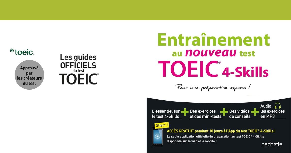 Le TOEIC®4 Skills évalue désormais vos 4 compétences en anglais. Une certification clé pour booster votre carrière. En savoir plus sur notre blog 👇obeinglish.com/comment-prepar…