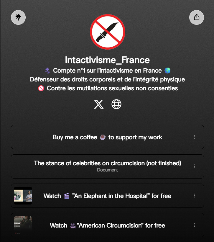 Intactivisme France tweet media