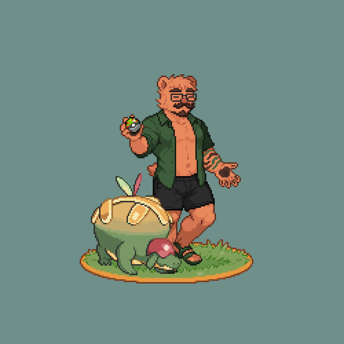 You're in for a treat. Let's go, Appletun!

🎨: <a href="/sauron_luna/">sauron luna (commission open)</a>