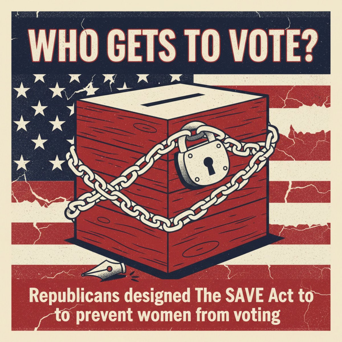 Call your senators ☎️202-224-3121. 
#SaveActIsPayToVote