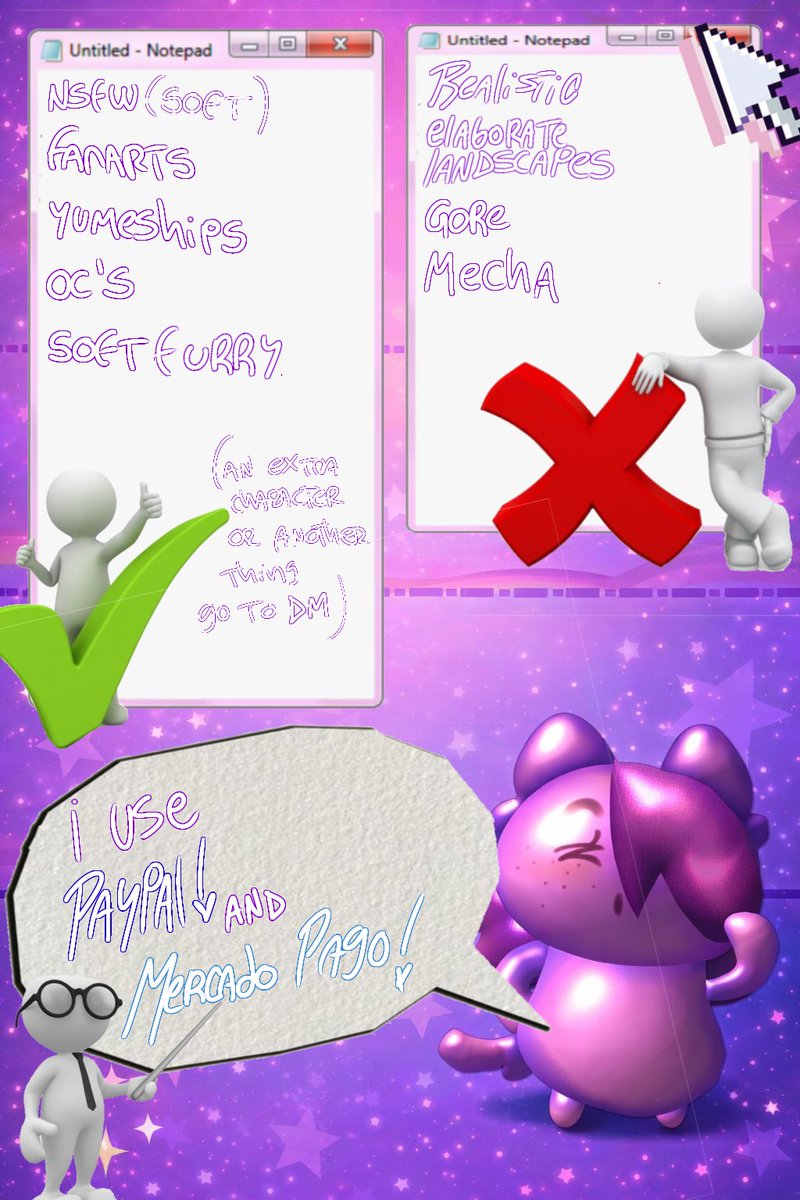 velita_ok's tweet image. ✨ COMMISSIONS OPEN ✨
My art commissions are open!
All prices and info are in the image. Feel free to DM me if you're interested 💌
#commissionsopen #artcommission #commissionme #digitalartist #ocart #fanart