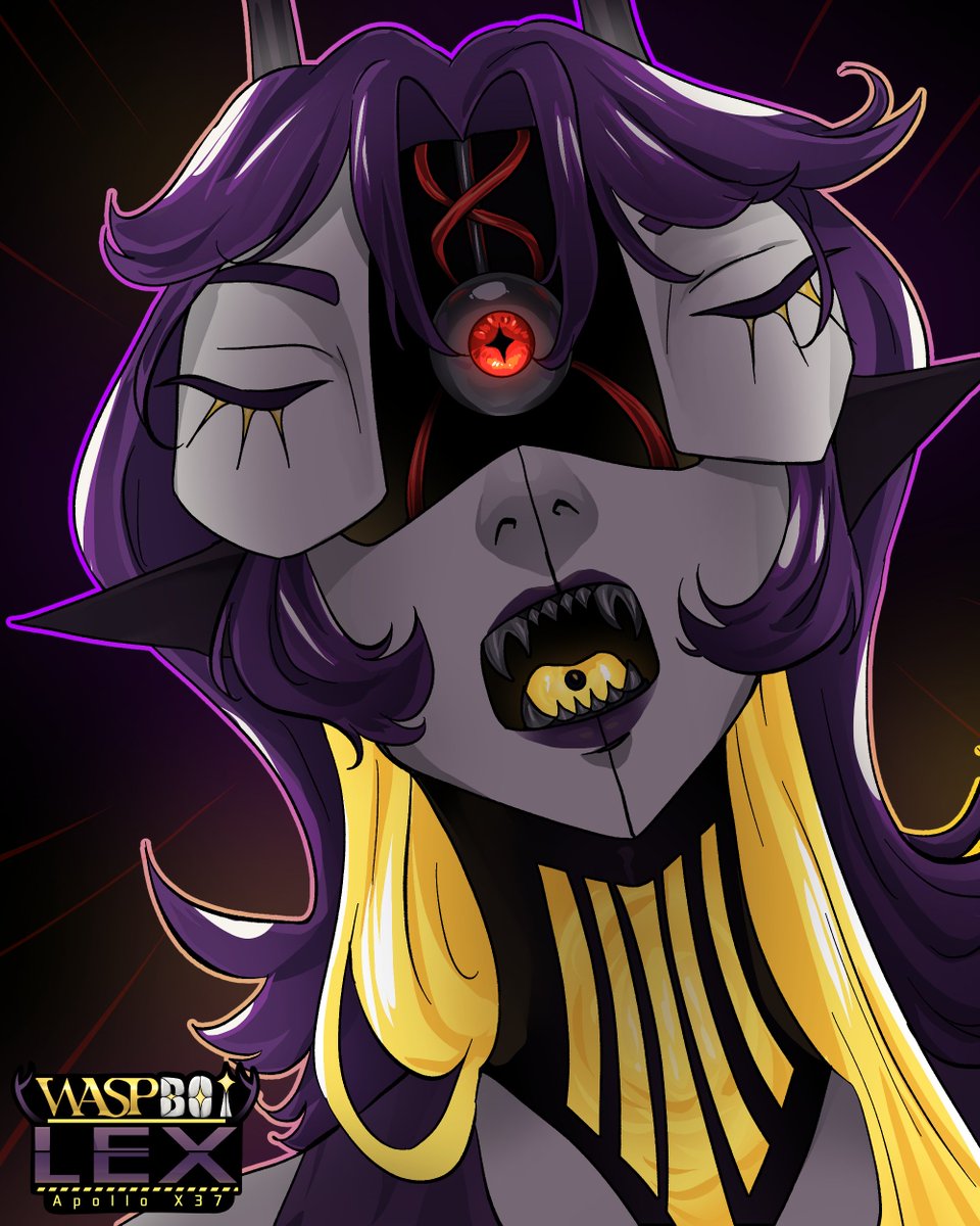 Weekly Illustration + Next Week's Stream Schedule  twitch.tv/waspbot_lex
 #EnVtuber #twitchStream #Art