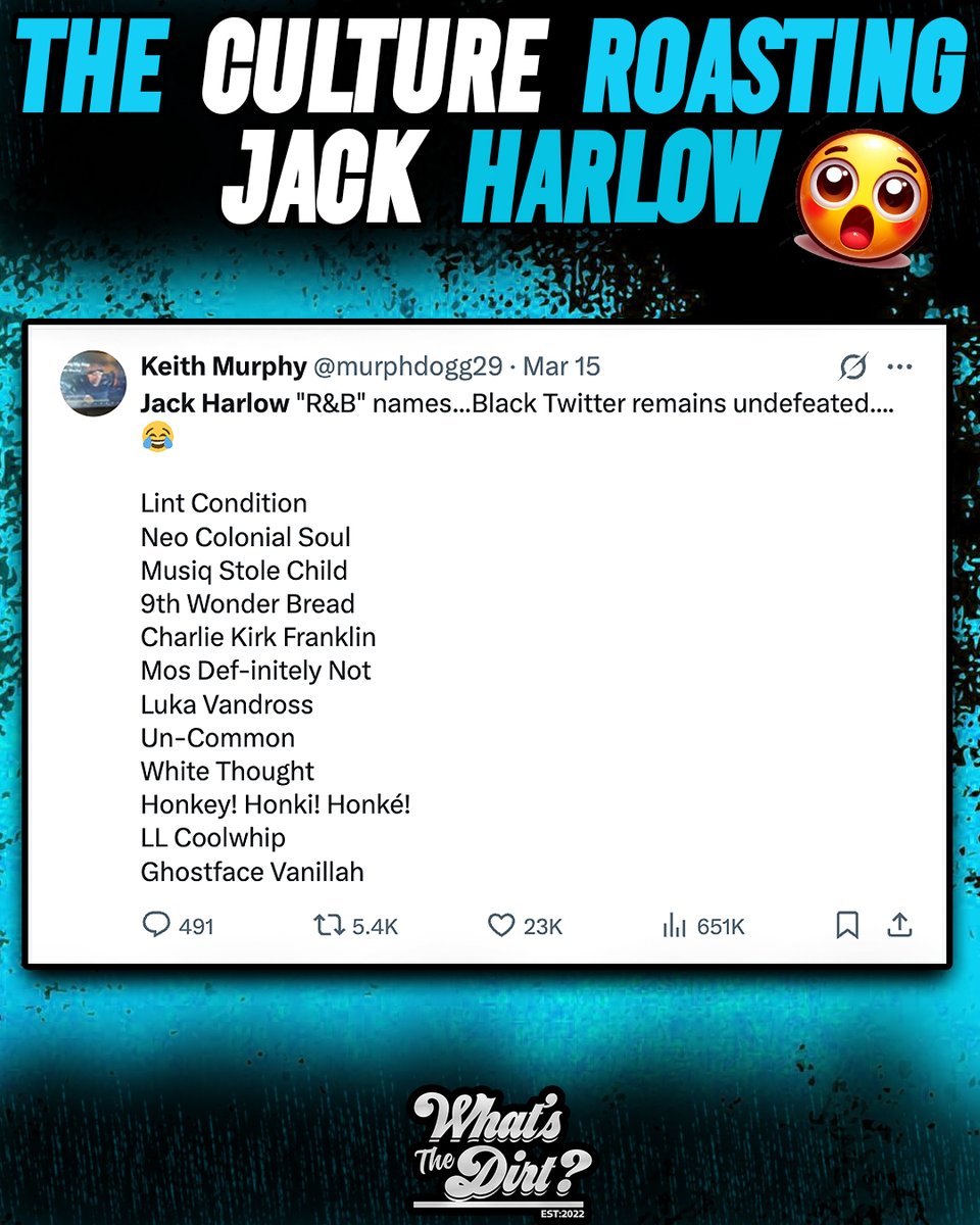 WHAT'S THE DIRT? tweet media