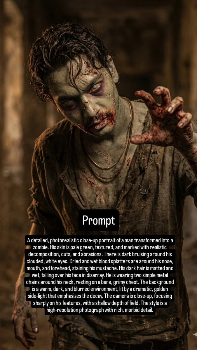 AbheeAbhee's tweet photo. Anyone interested to cast me in Zombie apocalypse movie? #zombie #castme #amatureactor #gemini #prompt https://t.co/CsjqRmFhtk