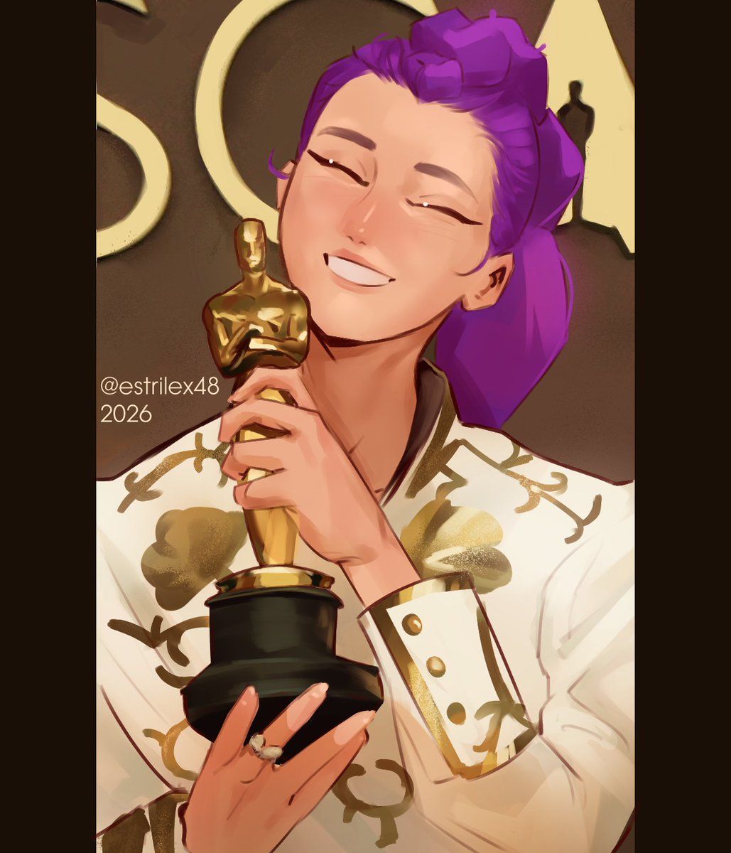 estrilex48's tweet photo. 💫 Oscar winners 💫
So happy for the Kpop Demon Hunters's team, they deserved it 🫶💖
#Kpopdemonhunters #Kpopdh #Oscar #Oscars https://t.co/5MARl3Wcdr