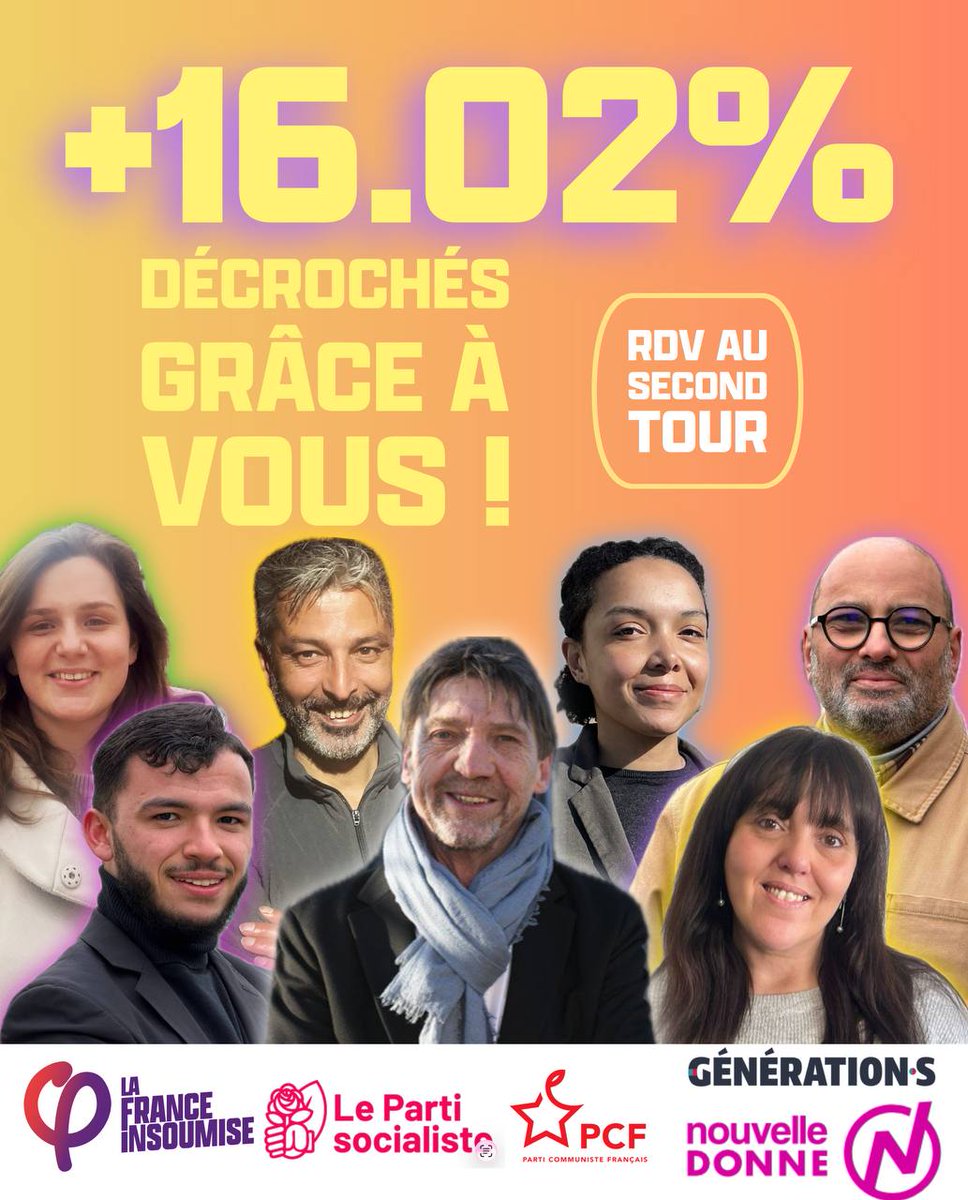 Rendez-vous le 22 mars pour le second tour avec la liste Wattrelos Solidaire et citoyenne  🙌😊

#Wattrelos #Municipales #22Mars