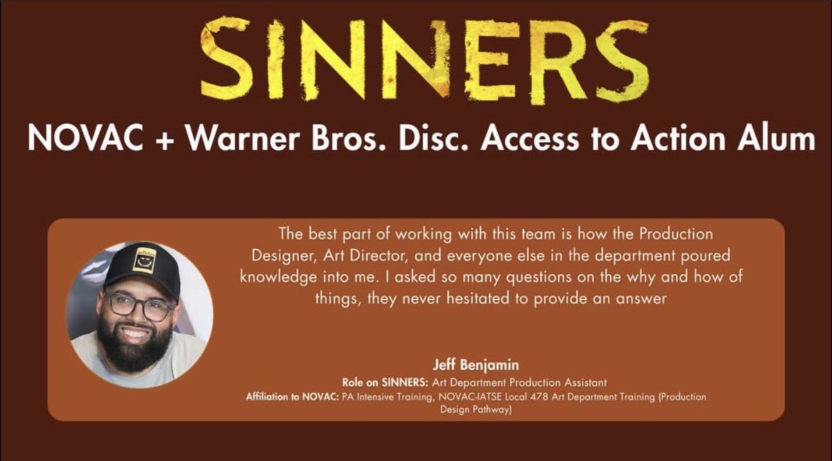 steveerayne's tweet photo. I feel like whenever we hear Ryan Coogler  speak, he is always so grounded and people-centered. 
Here is a thread of folks in Louisiana talking about their experience working on #SINNERS 

He does not just talk it! 

#FilmedinLouisiana #WorkforceDev https://t.co/aASxU8wmrO