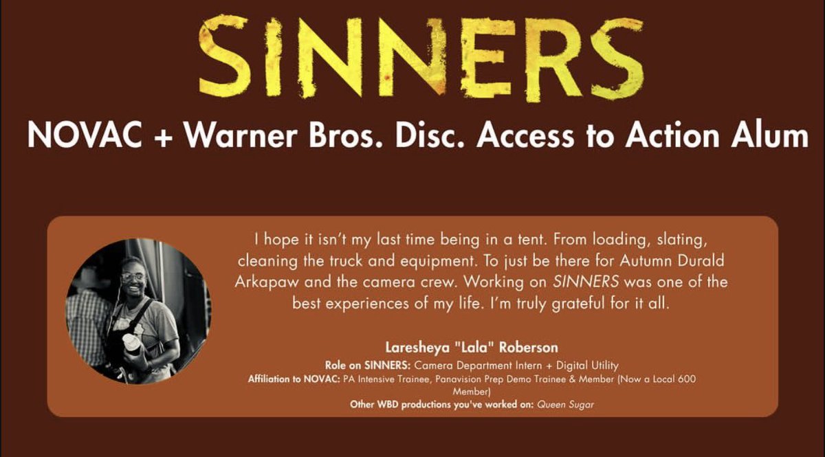 steveerayne's tweet photo. I feel like whenever we hear Ryan Coogler  speak, he is always so grounded and people-centered. 
Here is a thread of folks in Louisiana talking about their experience working on #SINNERS 

He does not just talk it! 

#FilmedinLouisiana #WorkforceDev https://t.co/aASxU8wmrO