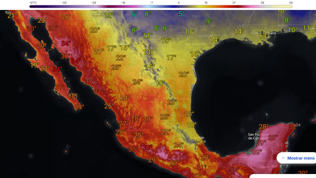 🍁🌧️Meteorología México🥶❄️ tweet media