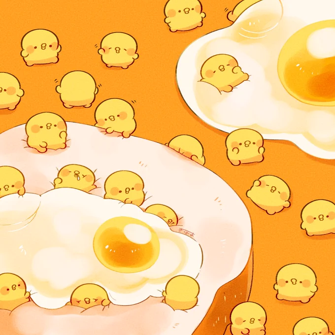 ぴよぴよ…ぴよぴよ… #きみピヨ