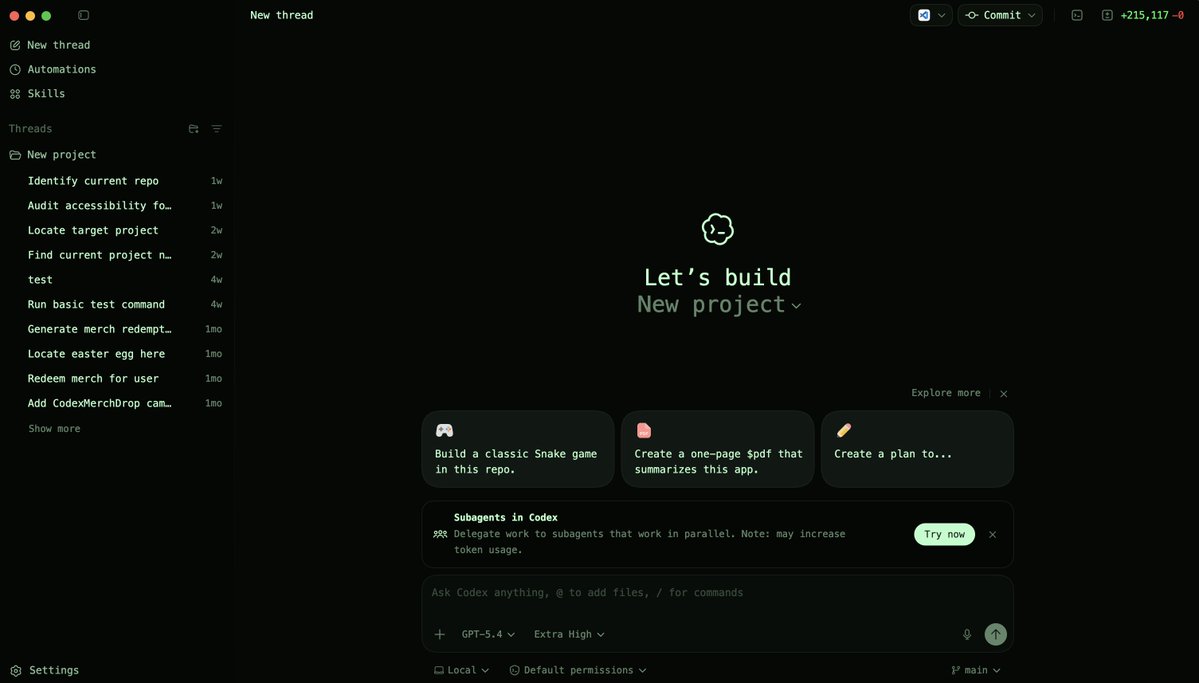 Subagents in-product prompt