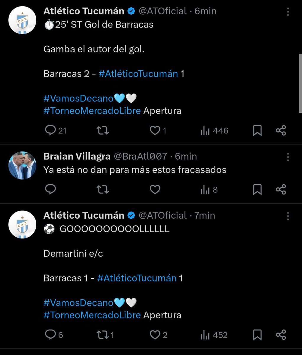 tomifsx's tweet photo. Pobre CM qliao quedó en ridículo
#atleticotucuman @ATOficial https://t.co/zf0gnTBxXx