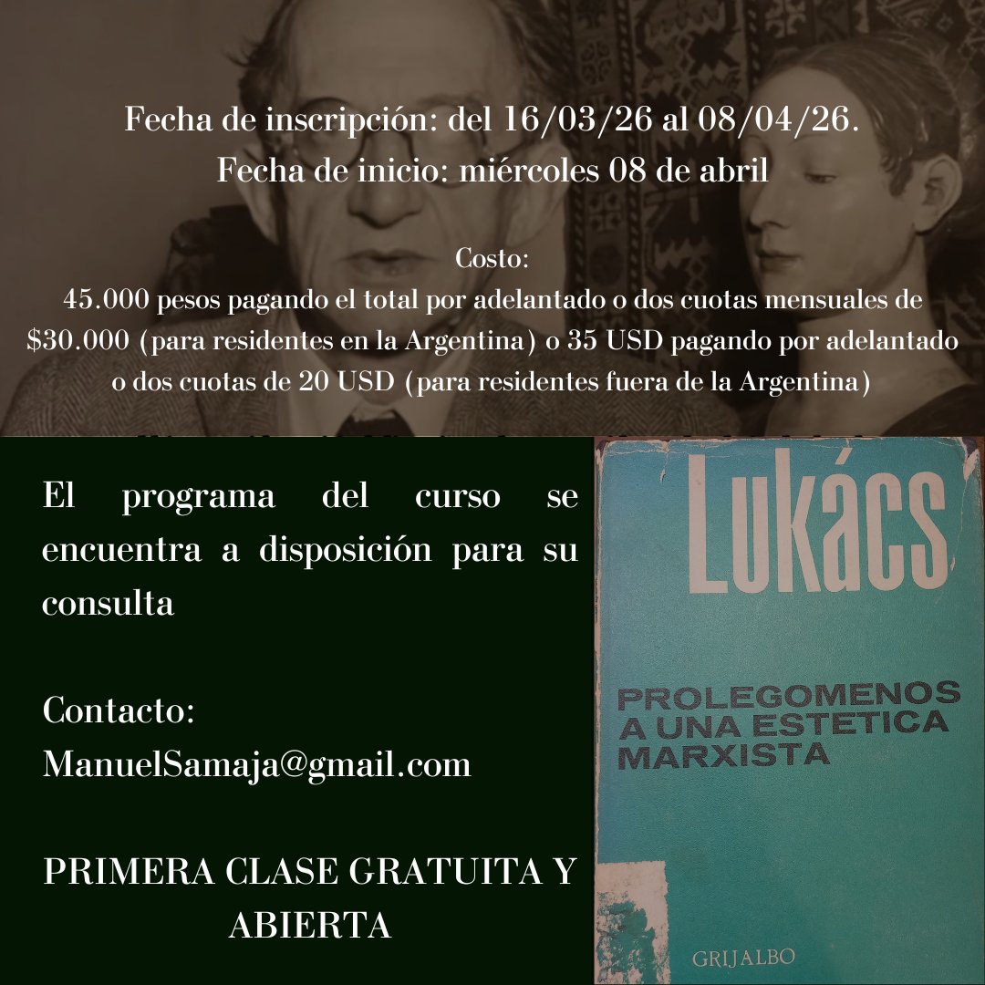 Cursos de Pensamiento Dialéctico - Manuel Samaja tweet media