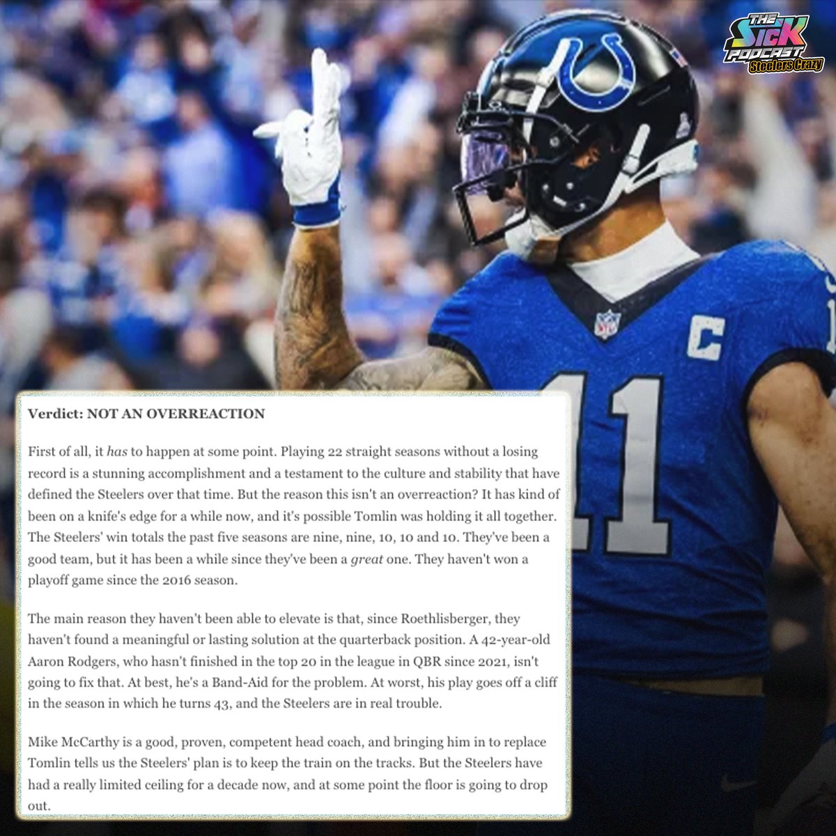 The Sick Podcast - Steelers Crazy! tweet media