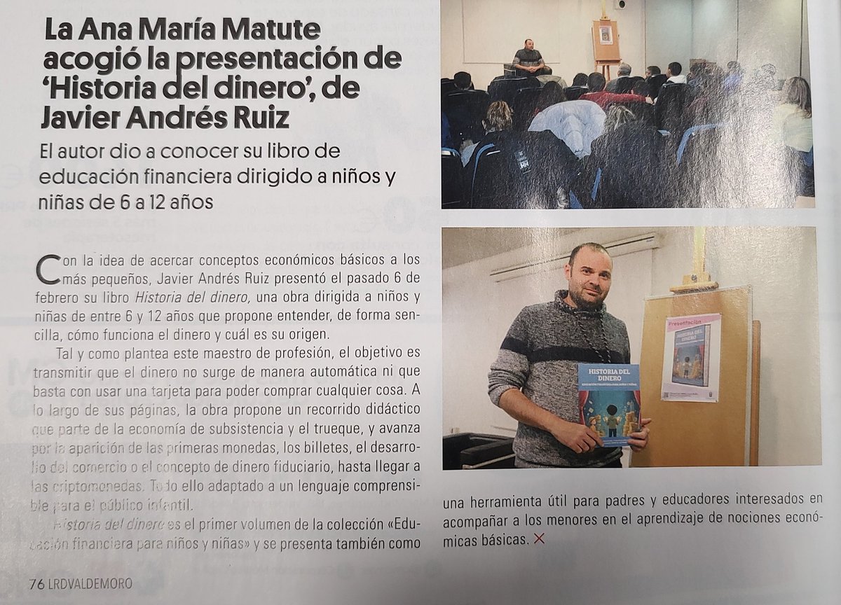 jarprimaria's tweet photo. Hoy me han mostrado este artículo. ¡Ha sido una alegría ver qué aparezco en la revista de @Valdemoro. ¡Ha sido un placer compartir ese momento con todos los que pudisteis asistir. https://t.co/TZ8y41pxAx https://t.co/bKrpOk0CBO