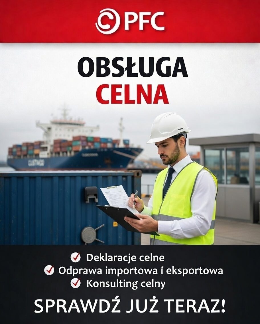 PFC24_PL's tweet photo. Obsługa celna to kluczowy element sprawnego handlu międzynarodowego. Polish Forwarding Company zapewnia kompleksowe wsparcie w zakresie odpraw celnych.
https://t.co/stnJC0hhPu
#pfc24pl https://t.co/lPiSZeOBNA
